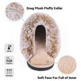 thumbnail image 3 of VONMAY Women's Scuff Slippers Fuzzy Indoor Outdoor House Shoes, 3 of 8