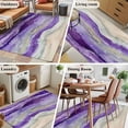 thumbnail image 5 of Purple Coastal Runner Rug 2.7x5 FT, Non Slip Entryway Carpet, Summer Beach Nautical Abstract Art Washable Soft Floor Carpet Entrance Mat Non-Shedding Throw Rug for Hallway Laundry Room Bedside, 5 of 9