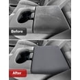 thumbnail image 2 of KBH Center Console Cover for Ford F150 Accessories 1999-2003, Washable Fabric Armrest Lid Protector for Truck, Dark Gray(Fits for Jump Seat Console), 2 of 7