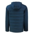 thumbnail image 3 of Men's-Cutter & Buck  Navy Sporting Kansas City Evoke Hybrid Eco Softshell Recycled Full-Zip Hooded Jacket, 3 of 3