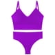 thumbnail image 1 of Ropa interior de color sólido para mujer, bragas, conjuntos de bragas de yoga cómodos, traje a juego para mujer, 1 of 2