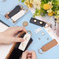 thumbnail image 3 of 6 Sets Metal Side Bag Buckle 3 Colors Leather Purse Suspension Clasp Detachable D-Ring Buckle with Screws Webbing Strap Buckle Handbag Side Clip Buckles DIY Leather Craft Bag Hardware Clasp, 3 of 6