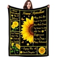 thumbnail image 1 of LHSHID Gifts for Aunt Blanket Flannel Soft and Comfortable Anti static Bed Sofa Blanket 60x80in, 1 of 5