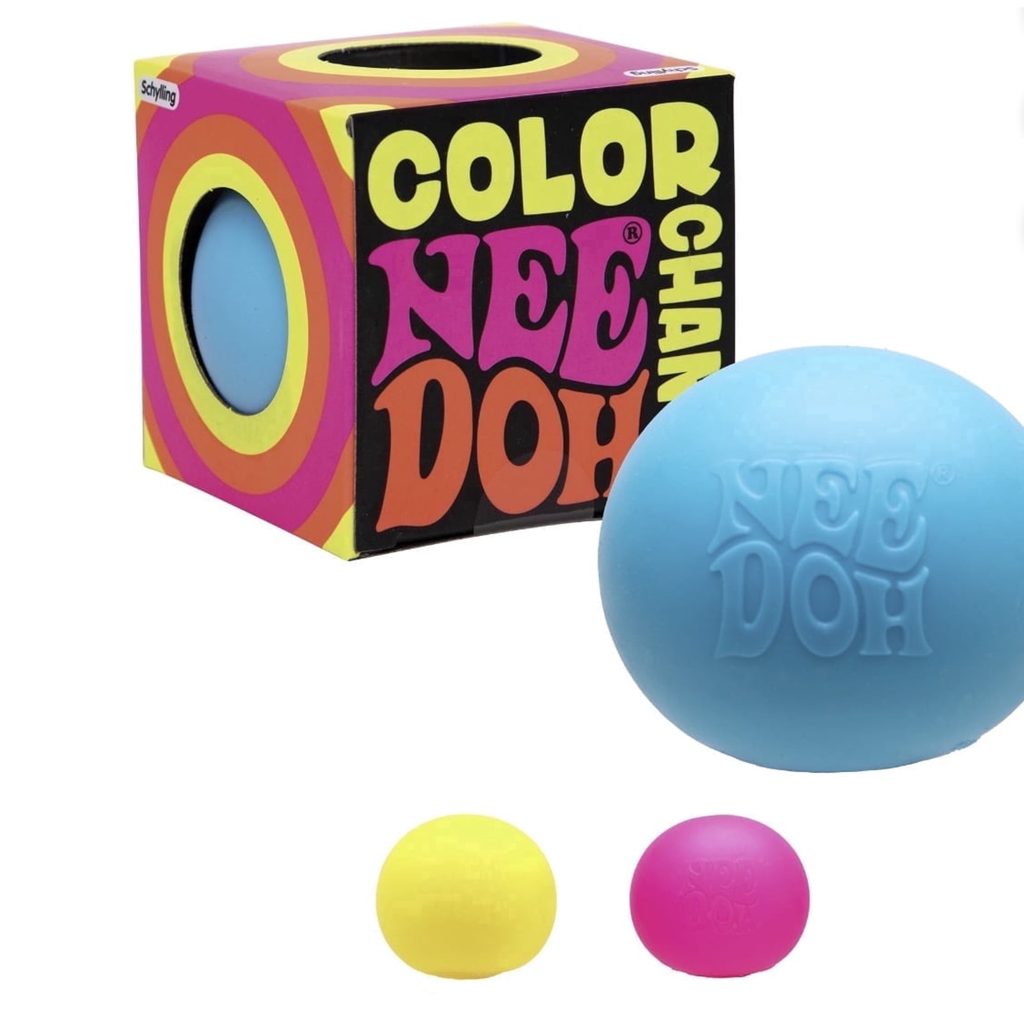 NeeDoh The Groovy Glob Color Change, Stress Ball, fidget, sensory ( 1 color chosen at random)