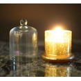 thumbnail image 2 of Gold Scented Paraffin Wax Cloche Glass Jar Candle Evening Wedding Parties Home Decor Table Decoration Gift by Mystiquedecors, 2 of 5