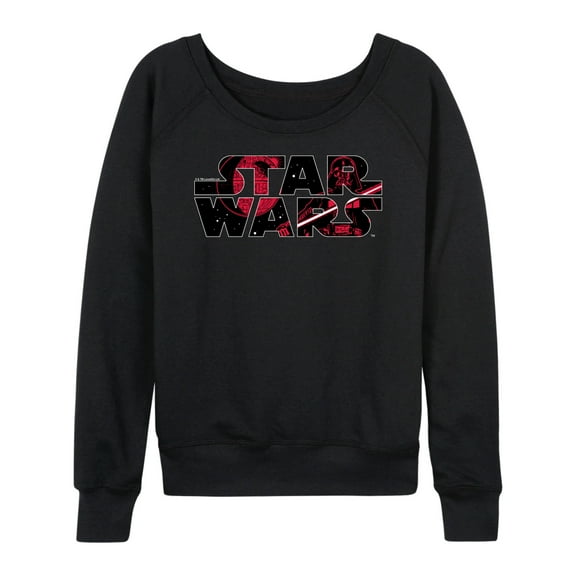 Star Wars - Logo Darth Vader - Women's French Terry Pullover Sweatshirt