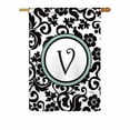 thumbnail image 6 of Breeze Decor 80059 Damask G Monogram 2-Sided Impression Garden Flag - 13 x 18.5 in., 6 of 7