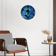 thumbnail image 2 of 12 Inch Wall Clock Battery Operated Silent Clock Decorative for Office, Kitchen, Outdoor, Living Room，Ocean Mermaid Underwater Bubble Spiral Bright Sunshine Elegant, 2 of 4