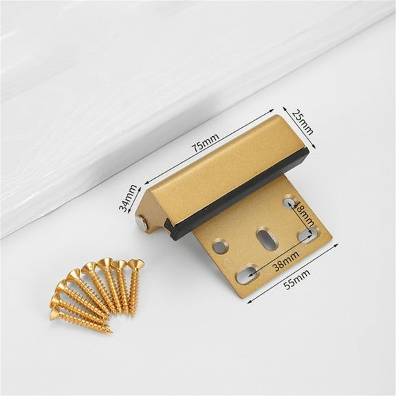 Easy Install No-Tool Universal Door Lock - High Security Anti-Theft Deadbolt, Durable Pry-Resistant Design Fits All Door Types, Modern Home Protection