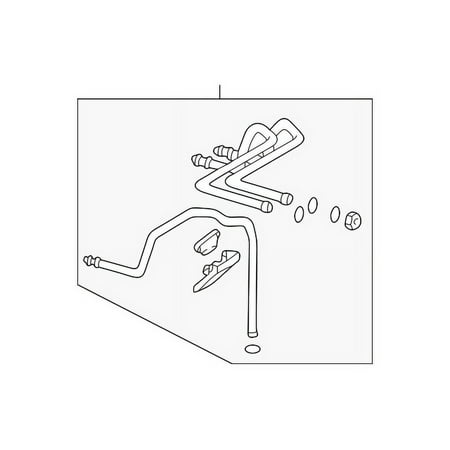 Genuine OE Mercedes-Benz Pipe Kit - 002-830-10-15