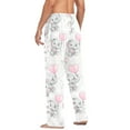 thumbnail image 3 of FORMRS Mens Pajama Pants with Pockets Sleepwear Lounge Bottoms Sizes S-2XL, Cartoon Elephant, 3 of 7