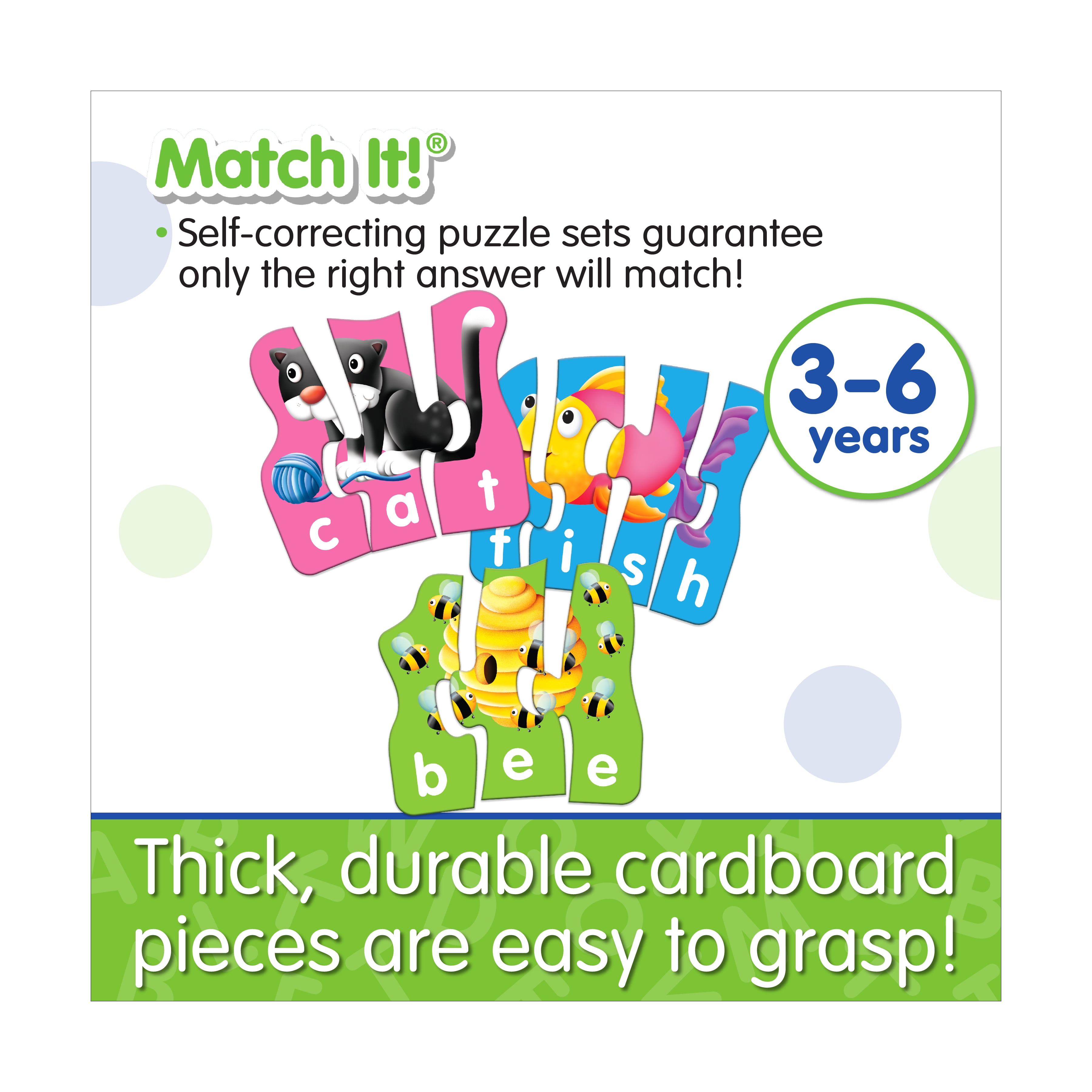 The Learning Journey Match It! Spelling Jr. Preschool Educational