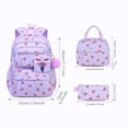 thumbnail image 2 of Cute Cherry Backpack with Lunch Bag and Pencil Case Matching Travel Daypack Beige, 2 of 6
