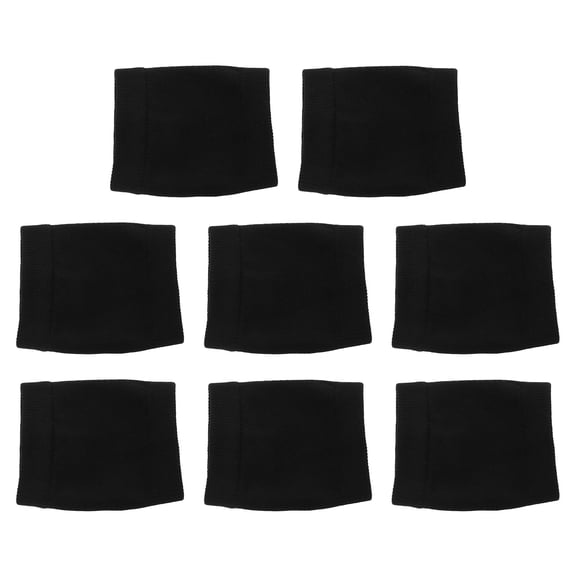 DEEPCRAFF 4Pairs Indoor Dance Shoe Socks Black Universal Fit Nonslip Covers for Ballet and Line Dancing