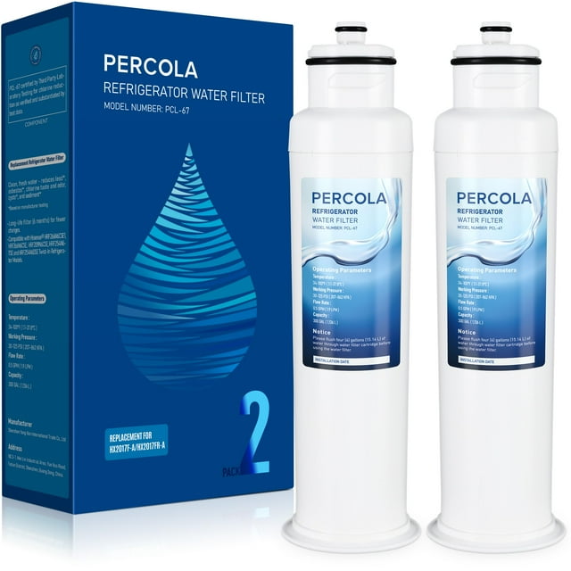 Filtro de agua PERCOLA HX2017FR-A/HX2017F-A para refrigerador Hisense