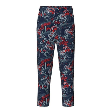 Fuzoiu Cool Red Off-Road Vehicle Print Teenagers Pajama Pants Lounge Pants with 2 Pockets Elastic Waist Kids Sleep Bottoms Comfy Sleepwear PJ Bottoms for Kids-Medium
