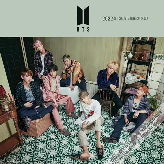 BTS OFFICIAL 2022 Plato Square Wall Calendar by BrownTrout