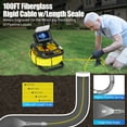 thumbnail image 3 of Pipe Inspection Camera – Sewer 98.4FT Cable – 4.3" HD Color LCD & DVR – 1200TVL 17mm Stainless IP68 Probe – 6 Adjustable LEDs – 8500mAh Battery – 16GB Card, 3 of 8