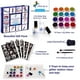 thumbnail image 2 of Kit de tatuaje temporal con purpurina INGALA, 16 colores, 74 plantillas, 2 of 9
