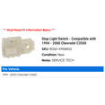 thumbnail image 2 of Stop Light Switch - Compatible with 1994 - 2000 Chevy C3500 1995 1996 1997 1998 1999, 2 of 2