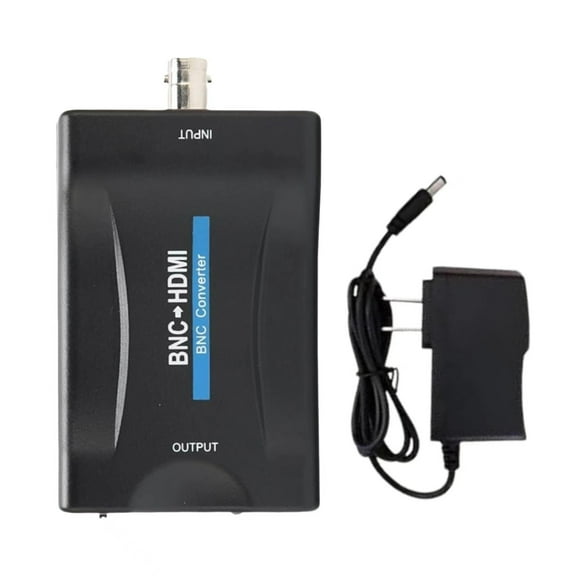 BNC to HD Converter,Coax to Hd Adapter,CVBS PAL/NTSC BNC to HD Adapter,720P/1080P Video Adapter HDCP Hook Security Camera CCTV DVRs Surveillance CVR to HDTV,Monitor and Projectors