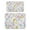 White-321, variant on 2 Pack Washable Rubber Leaves Multicolored Flower Dish Drying Mats for Kitchen Counter Home Large Coffee Bar Pad Accessories and Decor for Utensils Stemware (2pcs 18''x24''+19.5''x12'')