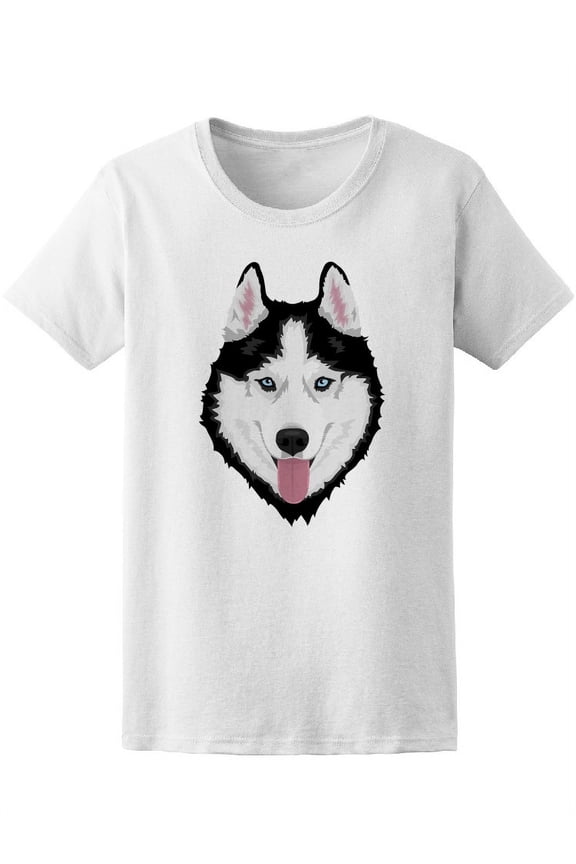 Beautiful Siberian Husky T-Shirt Men -Image by Shutterstock, Male Small