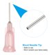 thumbnail image 5 of Agujas de dispensación de 20Ga, 52PCS de 1/2 pulgada con punta roma industrial y jeringas con aguja de bloqueo Luer para rellenar tintas líquidas, adhesivos, aceites, rosa, 5 of 7