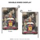thumbnail image 4 of Lamine Yamal -bandera de jardín temática. Regalo perfecto para fans, amigos y familiares, ideal para actividades al aire libre y decoración de fiestas. 32*47CM, 4 of 6