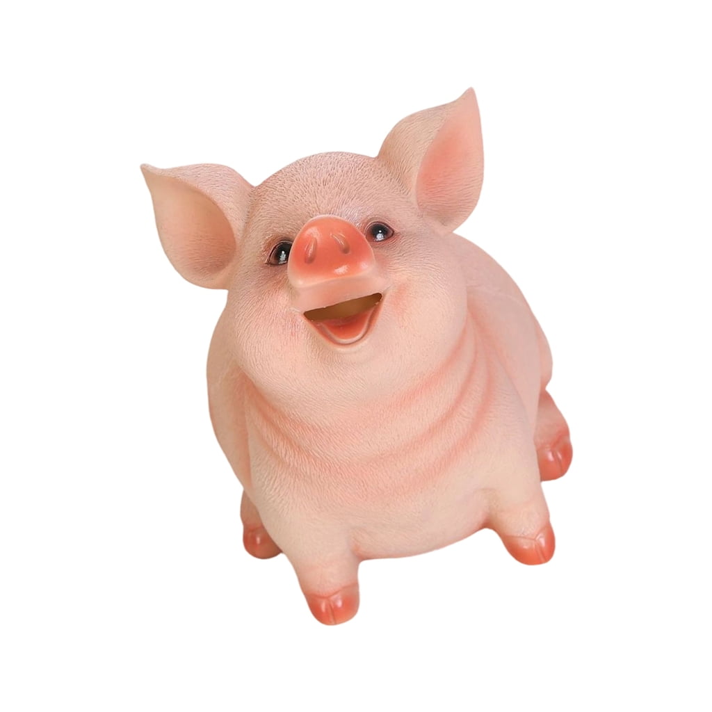 StealStreet SS-CG-61760, 5.5 Inch Sitting Pink Pig with Brown Mud