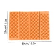 thumbnail image 3 of AKLJWH Stadium Seat Pad, Foldable Seat Pat Cushion, Picnic Cushions for Bleachers, Outdoor Hiking, Backpacking, Fishing, Concert, Mountaineering, Orange, 3 of 7
