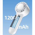 thumbnail image 2 of 4X Mini Ventilador de Mano Recargable por USB, Ventilador Pequeño Portátil de Mano con Flujo de Aire Grande de Alta Velocidad para Exteriores, 2 of 5