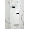 thumbnail image 2 of Kingston Brass KB6341CML Manhattan Single-Handle Pressure Balanced Tub and Shower Faucet, Polished Chrome, 2 of 7
