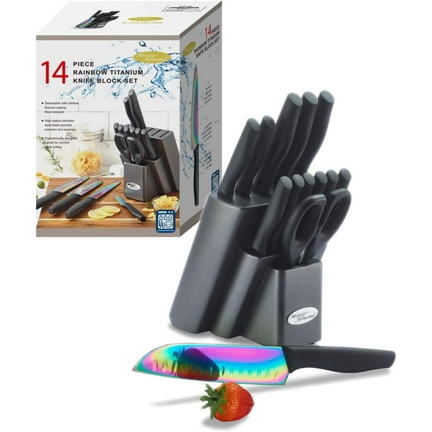 morphy richards titanium knife block