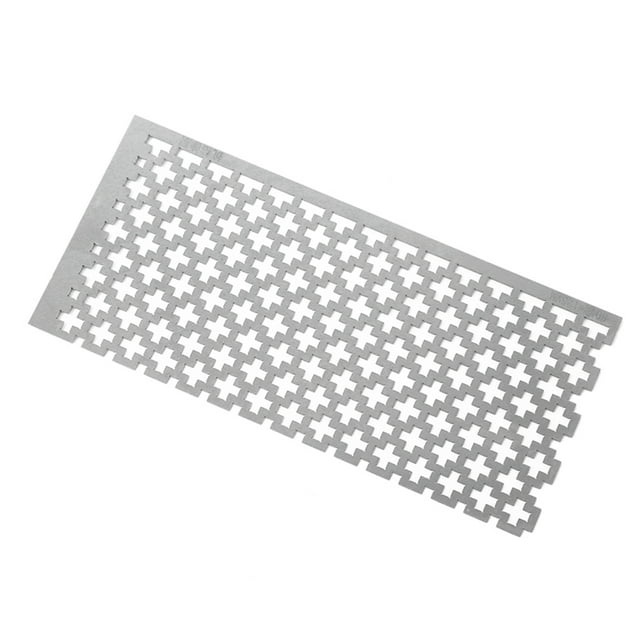 Yeacher Square Diamond Dot Drill Stainless Steel Ruler DIY Diamond Painting Tool