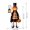 Style C, variant on Halloween Pumpkin Man Wrought Iron Yard Statues, 20 inch Weatherproof Metal Jack-O'-Lantern Magician & Witch Outdoor Halloween Lawn Porch Decor with Pumpkin Bucket