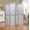 Silver, variant on Giyano 4 Panel Room Divider Screen, Black - Freestanding Privacy Partition for Living Room, Bedroom, Office