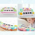 thumbnail image 4 of Clavier Musical pour Tout-Petits à 24 Touches avec Lumières Colorées, 6 Tons d'Instruments, 6 Rythmes, 4 Tambours, Démonstration Intégrée de Chansons et Histoires, Fonction Enregistrement, Matériau ABS, Outil d'Apprentissage Musical Éducatif, 4 of 6