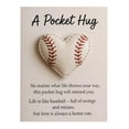 thumbnail image 2 of Dserhfy Golf Pocket Hug with Card Heart-Shaped Softball Golf Ball Pocket Hug Token Encouragement Keepsake Gift for Softball Lovers Golfers Sports Enthusiasts, 2 of 8
