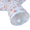 thumbnail image 4 of Cat Tunnels with Ball Training Collapsible 3 Way for Cat Tunnels Indoor Puppy Dogs Home Pets Rabbit Y Shape, 4 of 9