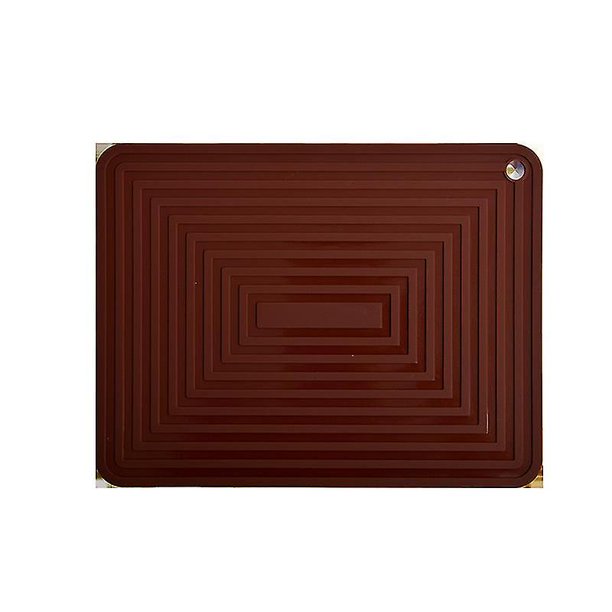Tapete de silicona para mesa, posavasos grande de silicona, tapete para encimera de mesa antideslizante resistente al calor de 29x23cm