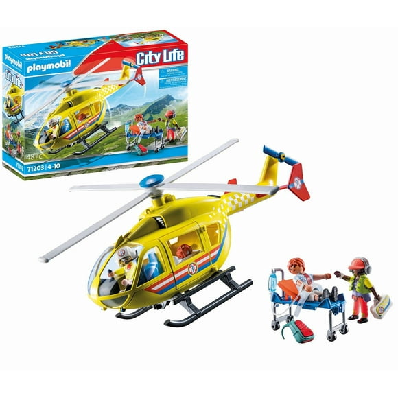 Playmobil City Life Hélicoptère de secours 71203