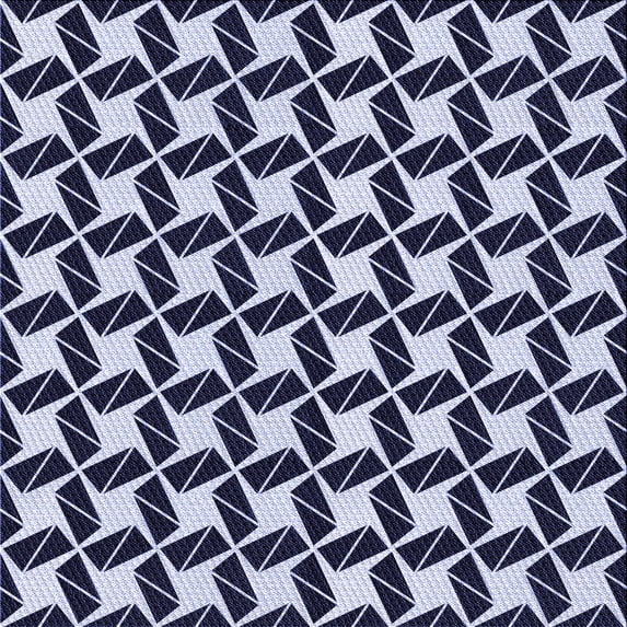Ahgly Company Indoor Square Patterned Night Blue Area Rugs, 8' Square