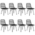 thumbnail image 2 of vidaXL 9 Piece Garden Dining Set Black Poly Rattan, 2 of 5