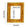 thumbnail image 3 of Mini Antique Photo Frame | Retro Resin Display Shelf | 6x5cm Small Picture Frame for Tabletop Decor & Gift Giving, 3 of 4