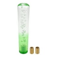 thumbnail image 1 of Perilla de Cambio Redonda de Cristal Única Bargains, 20cm Universal para Palanca de Cambios de Vehículos Automáticos y Manuales con 2 Adaptadores Acrílico Claro Verde, 1 Juego, 1 of 1