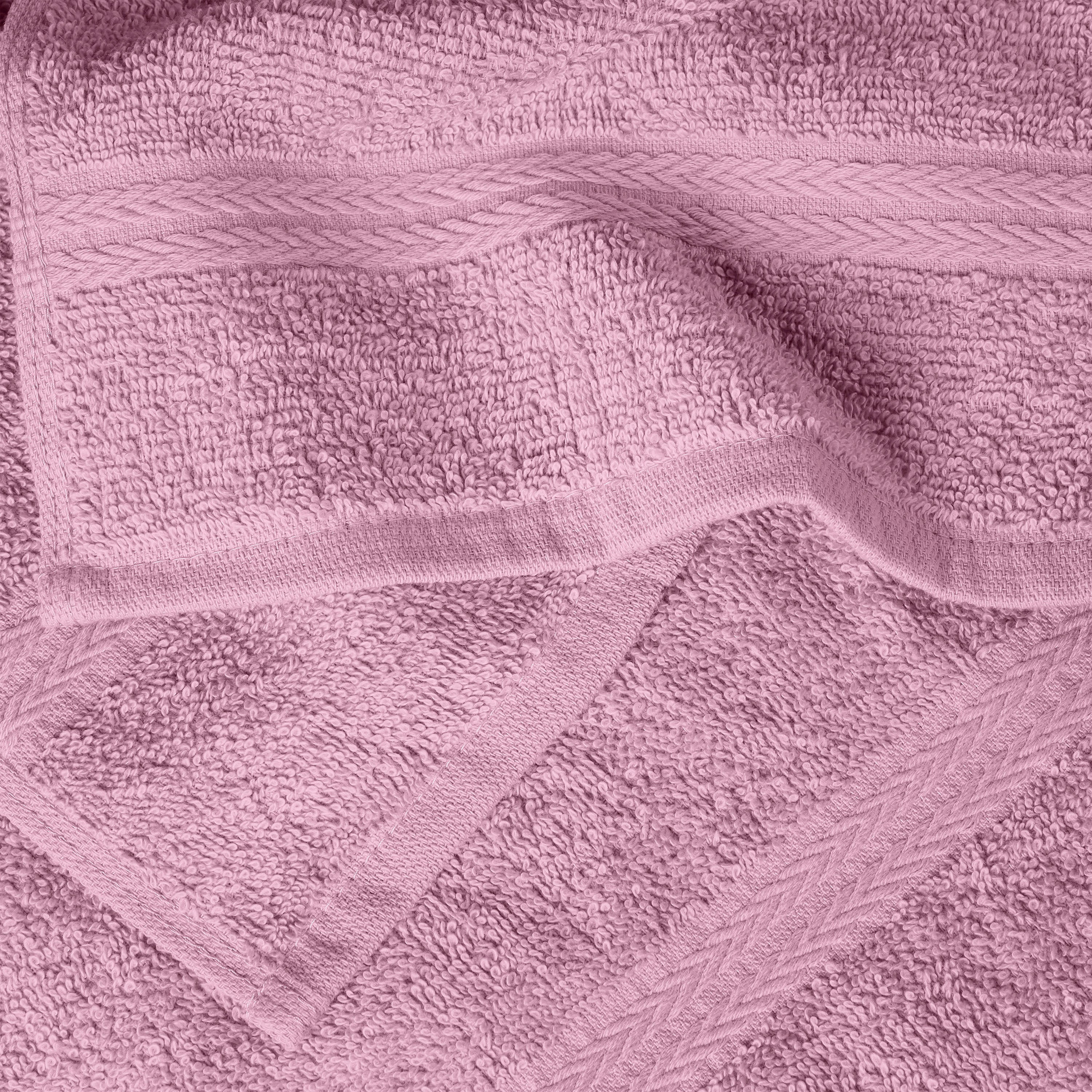 Superior Miami 100% Cotton Lightweight 6-Piece Towel Set, Lilac
