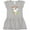 AC-Heather Grey, variant on Inktastic Happy Easter Bunny with Eggs and Carrot Girls Toddler Dress