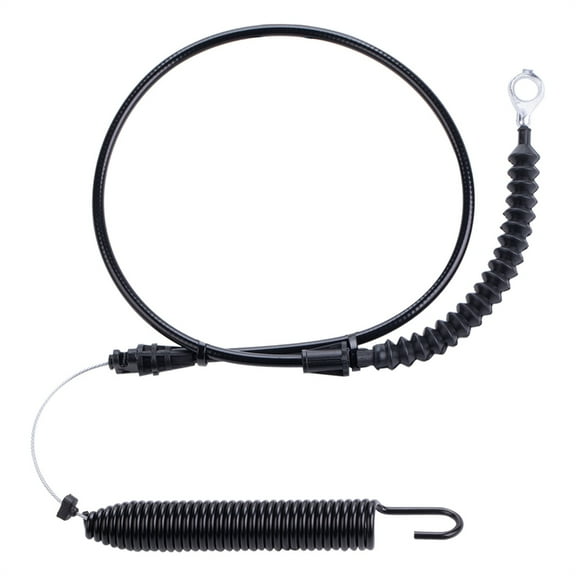 Replacement Deck Blade Engagement Cable for Riding Lawn Mowers Spring Loaded