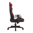 thumbnail image 4 of Posh Living Kimberlyn Faux Leather Game Chair Red, 4 of 9